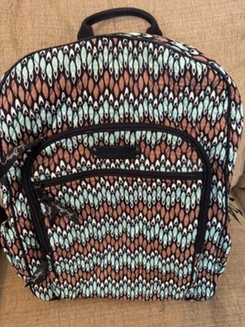 Retired Summer 2015 VERA BRADLEY Original "SIERRA STREAM" Campus Backpack